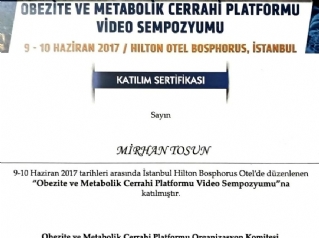 Obezite ve Metabolik Cerrahi Platformu Video Sempozyumu